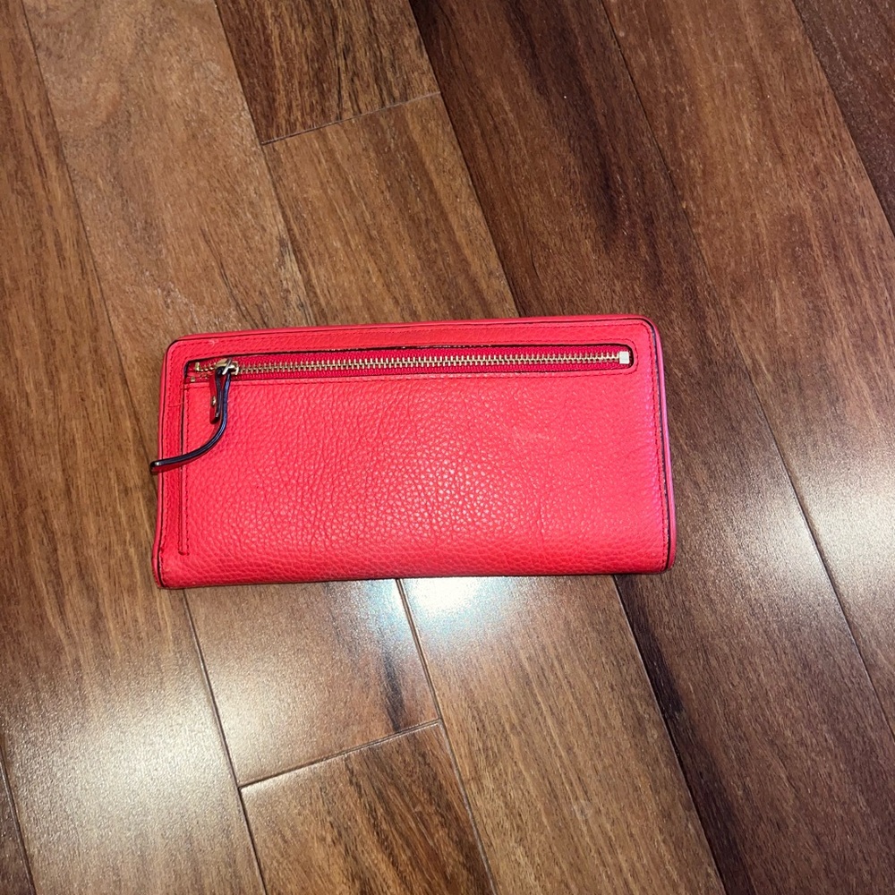 Kate Spade Red Leather Wallet - Picture 3 of 4